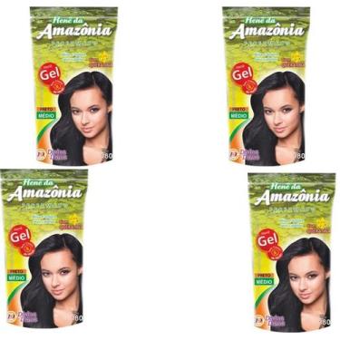 Imagem de Hene Em Gel Amazonia 12x180gr Divina Dama Preto Medio (Preto Natural) 