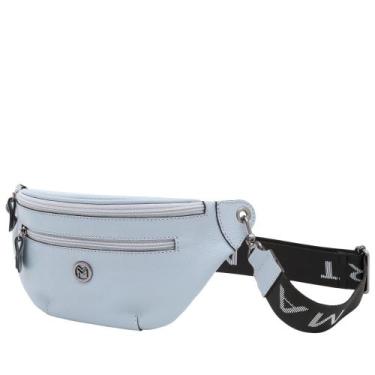 Imagem de Pochete De Couro Legítimo Feminina Com Bolso Mariart Dani