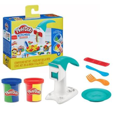 Imagem de Massinha De Modelar Play Doh Kitchen Macarrão Magico Hasbro, Colorido,