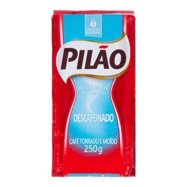 Imagem de Café Torrado e Moído Descafeinado Pilão 250g