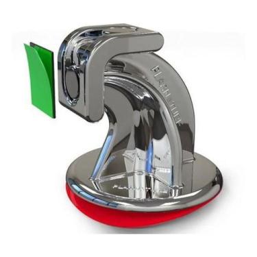 Imagem de Prendedor Fixador Trava Portas Magnético Adesivo Cromado - Smartfix