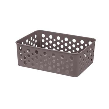 Imagem de Cesto Moderno Organizador Decorativo Gaveta Closet Otimização De Espaç