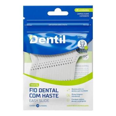 Imagem de Dentil Pro Fio Dental Com Haste 30 Unidades