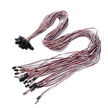 Imagem de YXQ 1M Servo Extension Cable 3 Pin Male to Female Lead Wire for RC Airplane (30Pcs)