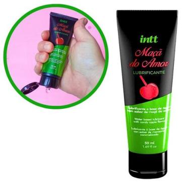 Imagem de Lubrificante a Base de Água Sabor Maçã do Amor Intt Cosméticos