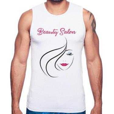Imagem de Regata Beauty Salon - Foca na Moda, Branco, M