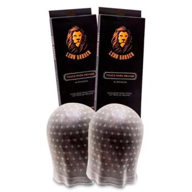 Imagem de Kit 2 Toucas M Silicone Reflexo Alinhado Luzes Leon Barber