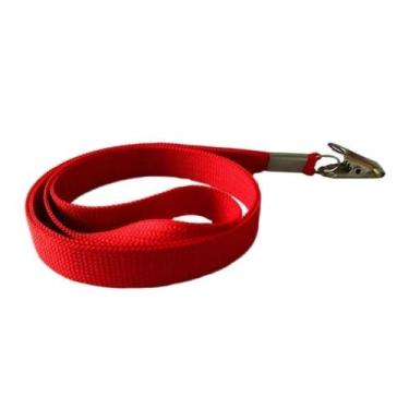Imagem de Kit Cordão Para Presilha De Crachá Vermelha 50 Unidades - Acp
