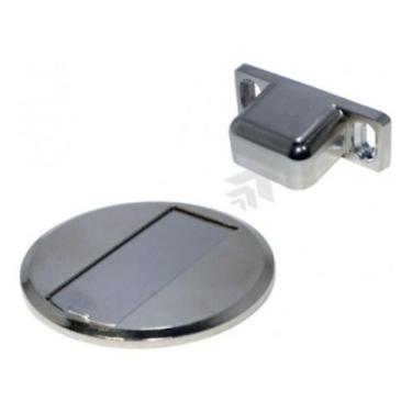 Imagem de Prendedor De Porta Batente Magnetico Slim Aço Cromado - Renna, prended