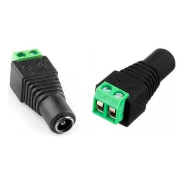 Imagem de Borne J4 Fêmea 5x5 2,1mm Cftv - Tbera - Emb 10pçs - TEBERA, AUDIO E VI