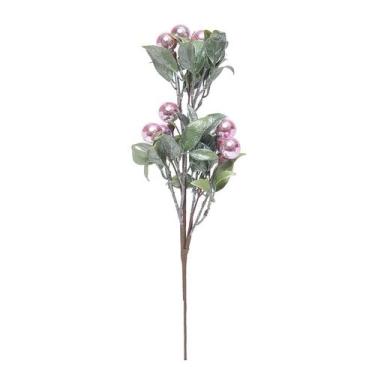 Imagem de Galho Folhas & Frutas - Galhos Grandes - Rosa & Verde - 1 UN - Cromus 