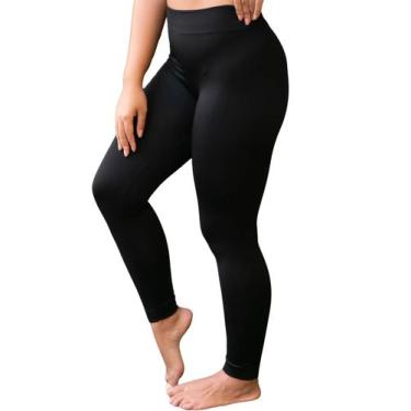 Imagem de Meia Calça Flanelada Térmica Feminina Adulto Inverno Para Frio - Ninfr