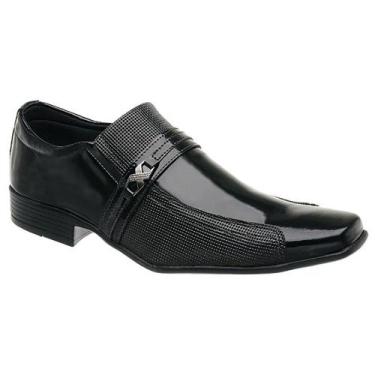 Imagem de Sapato Social Masculino Preto Sport Fino Classico San Lorenzo Original