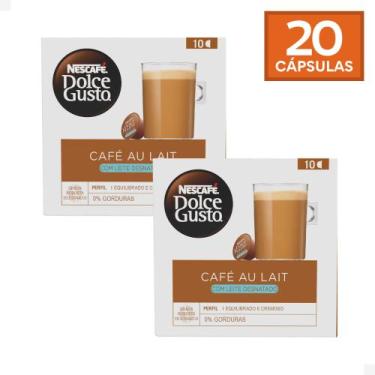 Imagem de Combo 20 Cápsulas Café Au Lait Desnatado Dolce Gusto