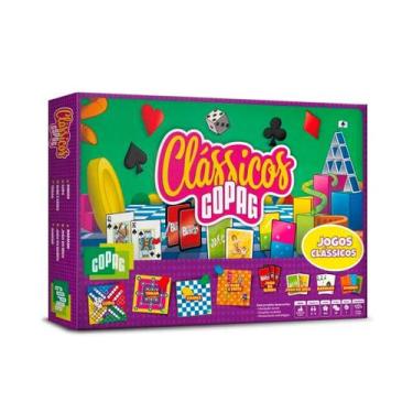 Imagem de Jogo De Tabuleiro E Cartas Clássicos Kit Com 8 Jogos - Copag