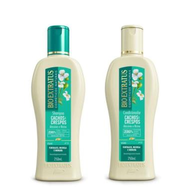 Imagem de Kit Shampoo + Condicionador Bio Extratus Cachos & Crespos 250ml