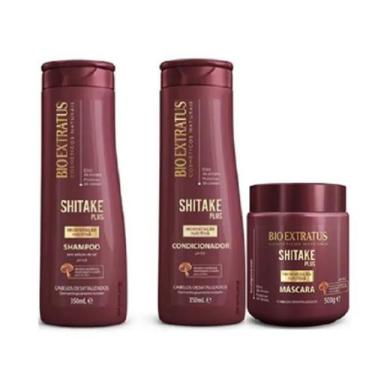 Imagem de Bio Extratus Shitake Plus (Shampoo+Condicionador 350g+Mascara 500g)