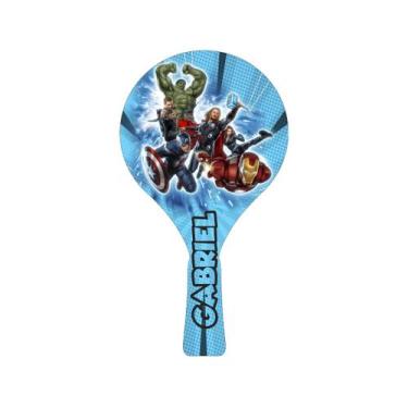 Imagem de Raquete para Tênis de Mesa Personalizado com Nome 24,5x13,5 Kit 10un M