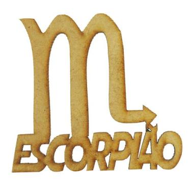 Imagem de Kit 50 Aplique Signo Decoração Laser 7x6,5 Mdf Madeira Cru - Atacadão 