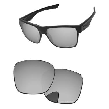 Imagem de PapaViva Lentes de reposição para óculos de sol Oakley TwoFace XL OO9350 58 mm, Cromado, prata, TwoFace XL