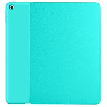 Imagem de DuraSafe Cases Capa flip magnética à prova de choque de silicone macio com três dobras para iPad Air 1st 9,7 polegadas 6th 5th Air 2nd [iPad 5 6 Air 1 2 ] Gen A1893 A1822 A1566 MD785LL/B MD788LL/B