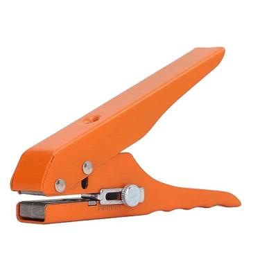 Imagem de Perfurador de Furo único, Perfurador de Furo para Serviço Pesado Furador de Papel Portátil para PVC de Filme Rígido Abertura Oblíqua Plana de 10 Mm, Design que Economiza Trabalho