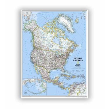 Imagem de Mapa Mundi Parede Painel Lona 10