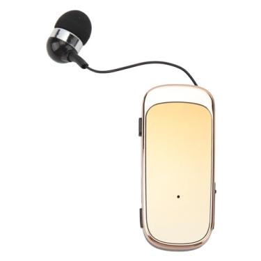 Imagem de Fones de Ouvido Retráteis Com Exibição LED e Duração da Bateria para Uso Confortável (Gradiente amarelo)