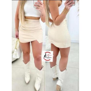 Imagem de Saia Courinho/ Com uma Fenda/Coleção Nova  - Nanda Fashion Boutique, N