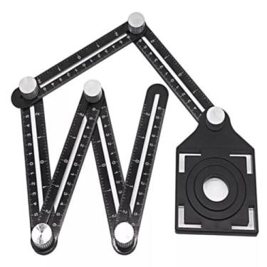 Imagem de REGUA GABARITO MULTI ANGULO FURO PORCELANATO CERAMICA PISO