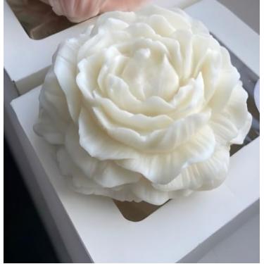 Imagem de Sabonete Rosa Decorativo Peônia para Lembrancinha 2 unidades