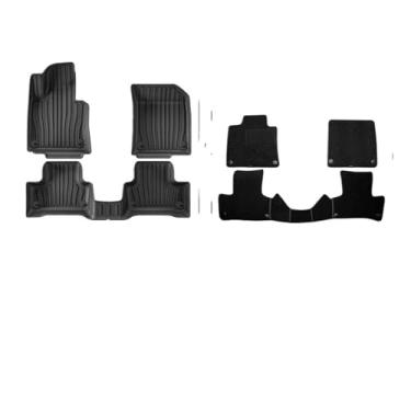 Imagem de Tapetes de carro compatíveis com Volvo XC60 PHEV 2018-2025 Cargo Liner Mat Protetores de banco traseiro Antiderrapante Almofada de pé à prova d'água LHD TPE Carpet Car(6pcs XC60 PHEV,XC60 PHEV)