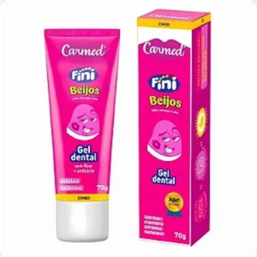 Imagem de Gel Dental Carmed Beijos Sabor Morango 70g  Cimed