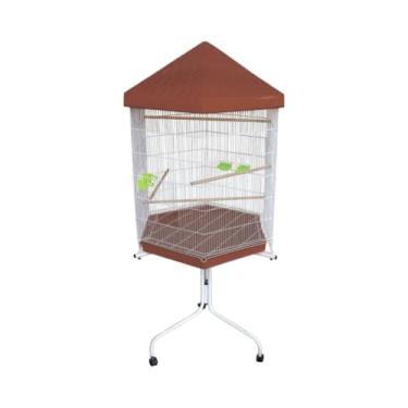 Imagem de Viveiro Sextavado Gaiolas Bragança 80 com Malha Fina