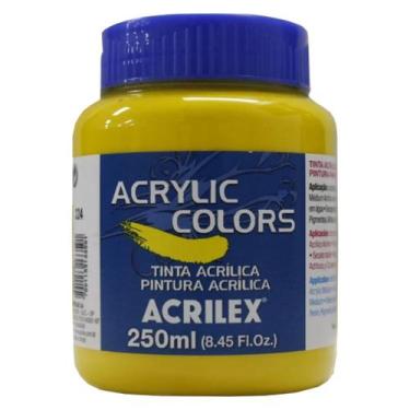Imagem de Tinta Acrylic Colors 250ml G1 324-amarelo Acrilex, 324 - AMARELO DE CA