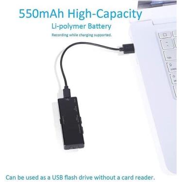 Imagem de Mini Câmera Gravador 1080P - Sem Fio e Discreta para Segurança (Preto)