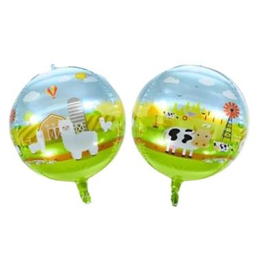 Imagem de Balão Metalizado Rancho 4D Fazendinha Festa Aniversairio - Crgfestas