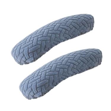 Imagem de SiaBiced 2PCS Chaves de cadeira de escritório Capas de braço, protetores de braço de cadeira de computador, tampas da almofada de braço da cadeira, máquina, Azul Claro