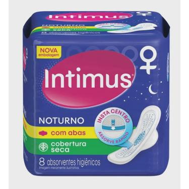 Imagem de Absorvente externo intimus noturno com abas cobertura seca C/8 unidades