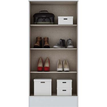 Imagem de Armário Multiuso 2 Portas e 3 Prateleiras B14 - Briz - Branco