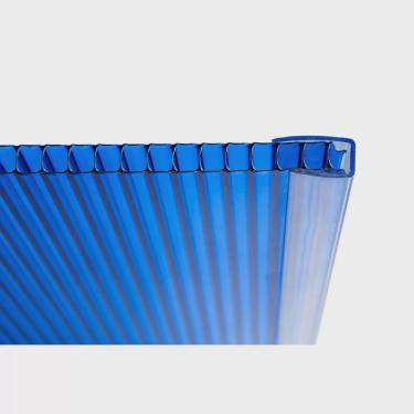 Imagem de Perfil U para Chapa de Policarbonato 4mm/6mm Comprimento 2.1m Cristal