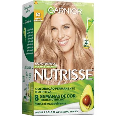Imagem de Tintura Nutrisse Creme Louro Paixão Nacional 81 Louro Cinza Claro