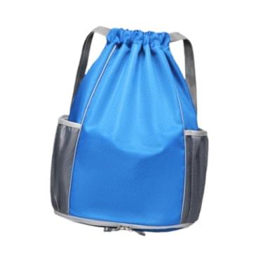 Imagem de menolana Bolsa de natação bolsa de mochila mochila de bolsa de bolso de bolso à prova de mochila à prova d'água para piscina de praia nadadores de equipamentos, Azul