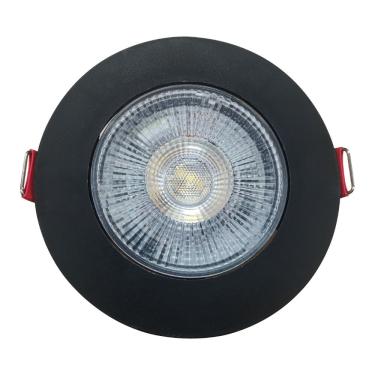 Imagem de Spot Led Embutir Redondo Preto 5w Bivolt Avant Teto Cor Branco-frio 6500K