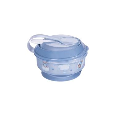 Imagem de Pote Papinha Decorado Menino 300ml, c/Amassador Plasútil