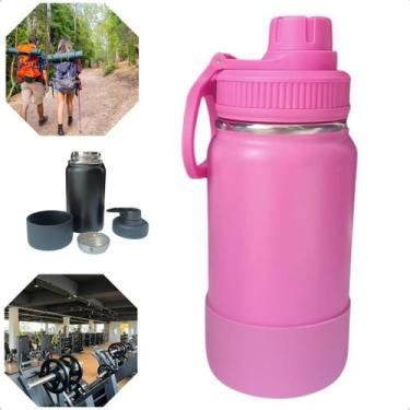 Imagem de Garrafa Térmica Com Bico Alça Base Silicone Inóx Dupla Vácuo - HM, Pin