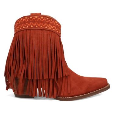 Imagem de Dingo Bota feminina Tapadero Western, Ferrugem, 39
