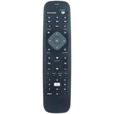 Imagem de Allimity URMT42JHG008 Substituição remota de substituição para Philips Chromecast TV integrada 43PFL5922 50PFL5922 55PFL5922 65PFL5922 43PFL5922/F7 50PFL5922/F7 55PFL5922/F7 65PFL5922/F7 65PFLFL5922