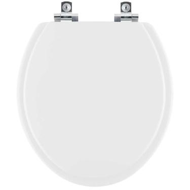 Imagem de Assento Sanitário Com Fechamento Lento Benfica Branco Para Vaso Luzarte