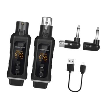 Imagem de Dynwave Transmissor de guitarra e receptor Adaptador de microfones sem fio, com 1 Transmissor